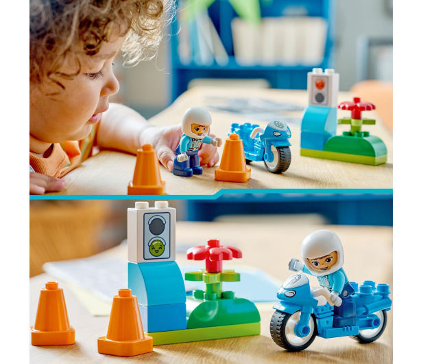 LEGO DUPLO 10471 Niebieski motocykl policyjny - 1473393 - zdjęcie 13